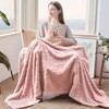 NEWCOSPLAY Super Soft Twin Blanket Dusty Pink Love Premium Silky