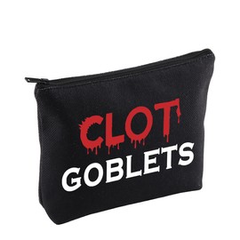 CENWA Funny Tampon Bag Makeup Pencil Pouch Makeup Cosmetic Travel Toiletry Bag Gift For Women And, clot B