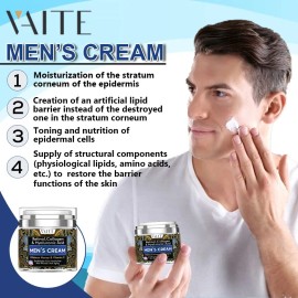 Crema Hidratante Facial Vaite Para Hombre Con Colágeno Y Ret