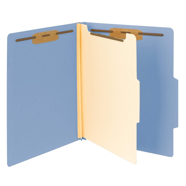 Smead Classification File Folder, 1 Divider, 2" Expansion, 2/5-Cut Tab,