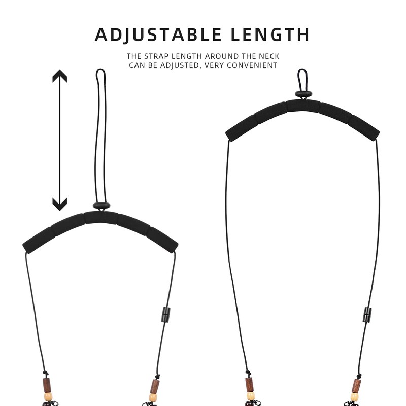 SF Fly Fishing Neckvest Lanyard Unloaded Black Adjustable Tool Holder