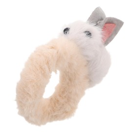 TOVINANNA Easter Bunny Plush Hair Scrunchies for Women Cute Elastic Hair Tie for Girls Soft Plush Material for Easter Celebrations and Carnivals