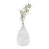 Creative Co-Op Medium Textured Terracotta Vase with Narrow Top &