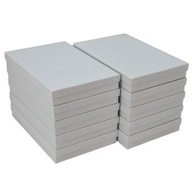 JPB White Swirl Cotton Filled Jewelry Boxes #96 (Pack of 10) 9" x 6" x 1.25"