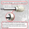 Lzcdelyxiao MT3 Keyless Drill Chuck, 1/8" - 5/8" (3-16mm), Titanium