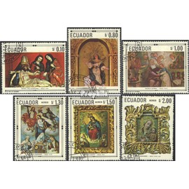 Ecuador 1403-1408 (complete.issue.) fine used/cancelled 1968 christian Paintings (Stamps for collectors) Christianity