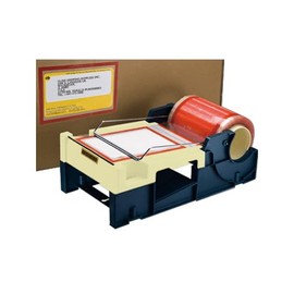 excell ET-600 Excell ET-LPD Table Top Label Protection Tape Dispenser: 6" wide, Blue/Ivory