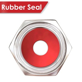 Brass (8 Pack) Tire Valve Caps Silver, Premium Metal Rubber Seal Tire Valve Stem Caps, Dust Proof Covers Universal fit for Cars, SUVs, Bike and Bicycle, Trucks, Motorcycles