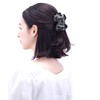 VingTAINE H7253-NY Basic Mini Ribbon Hair Clip Bow Hair Clip