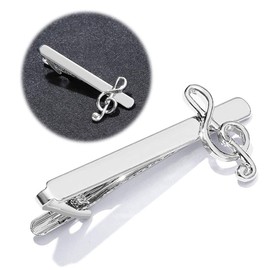 Business Tie Bar Men Tie Clip for Creative Silver High-end Fashion Clips Gifts C