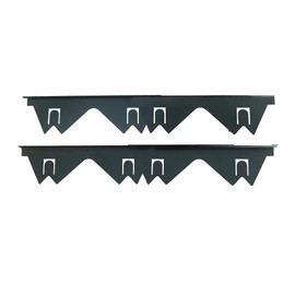 Stainless Steel Cooktop Caulking Plates, 2 Pcs, Adjustable Telescopic Stove Gap Covers, Heat-Resistant Kitchen Stove Gap Fillers, Easy to Clean