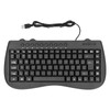 USB Keyboard Durable Plastic 87 Keys KB‑301B Keypads General Ergonomically