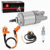 Starter Motor & Relay Ignition Coil Spark Plug Compatible with