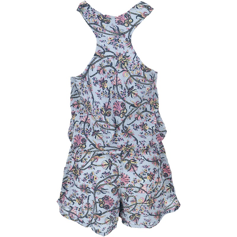 GURU SHOP Short Airy Hippie Style Jumpsuit, One-Piece Jumpsuit, Women,