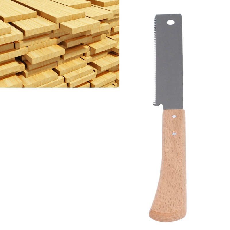 Small Hand Saw SK5 Blade Beech Wood Handle Fine Tooth