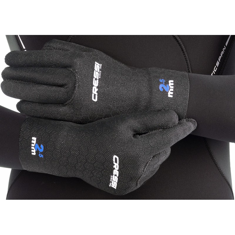 Cressi High-Stretch Neoprene Gloves, black, xl
