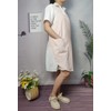 Cotton Cross Back Aprons Solid Color Cooking Kitchen Garden Smock