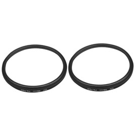 Gatuida 2pcs Uv Filter for Camera Lenses Uv Filter DSLR Camera Lens Protector Black Frame Scratch Dust Protection