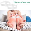 12 Pcs Bunion Toe Corrector,Toe Separators with 2 Loops,Overlapping Toe,Reduce