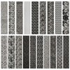 20pcs White Lace Starry Sky Nail Foil Decal Sheet Aluminum
