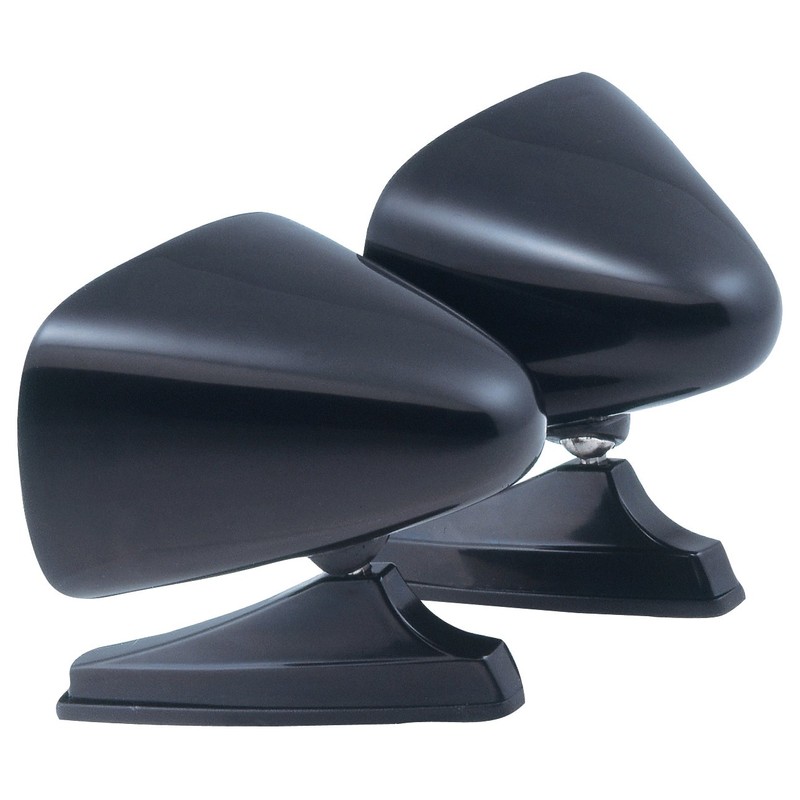 Fit System 1600B Black Universal Dual Sport Mirror - Twin