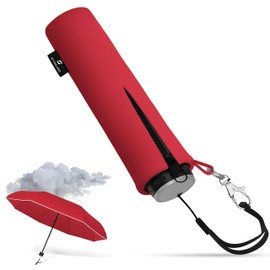 STYNGARD Stockholm Children's Umbrella with Safety Reflectors and Reflective Band – Children's Umbrella Girls & Boys – Children's Umbrella Children's School Bag Model Stockholm, red, Small