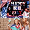 Happy 4th of July Banner Backdrop, 4th of July Decorations,