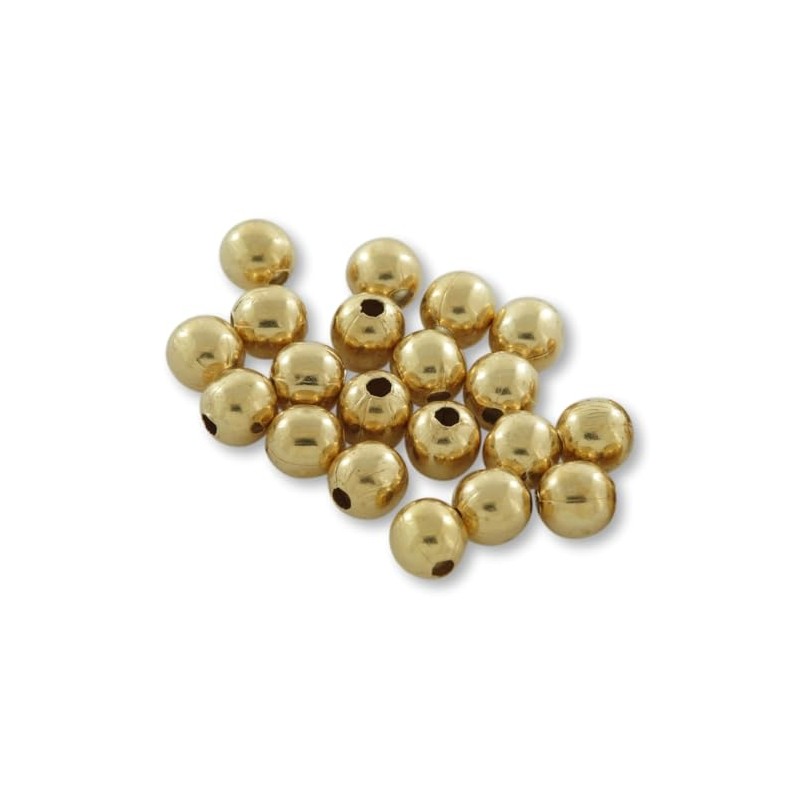 River Guide Supply Hollow Metal Beads for Tacklecraft & Fishing