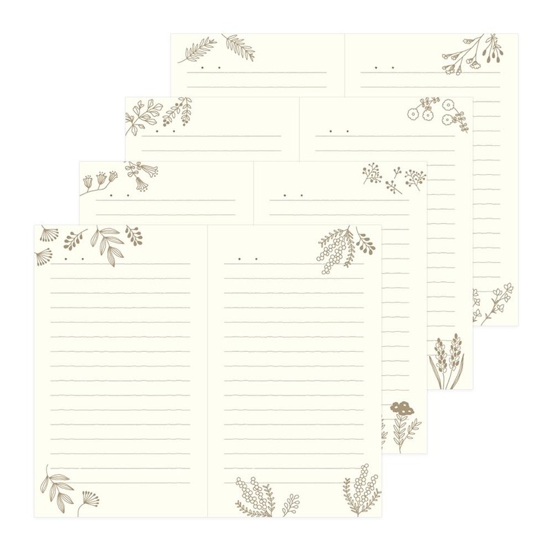 Midori 12706006 Diary, 1 Page, Daily Book, Floral Print