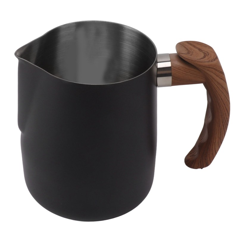 Milk Frothing Cup Inner Scale 304 Stainless Steel Dripless Spout