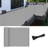 Patio Balcony Privacy Screen 2.5' x 15' Railing Cover for