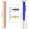 2 Pack Solid Carpenter Pencil Set for Construction with 12