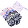 7 piezas Almohadillas Menstruales Reutilizables de Fibra de Bambú con