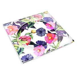 Modern Innovations Acrylic Napkin Holder (4 Count) - Crystal Clear Coasters with an Insert for Cocktail Napkins - Shatterproof and Water Resistant Coaster for Drinks