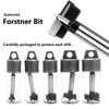 38mm Forstner Drill Bit, Black Tungsten Steel Wood Boring Bit,