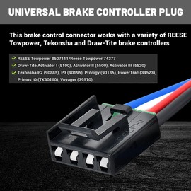Oyviny 3035-P Brake Controller Wiring Adapter Compatible with 1994-2008 Ford F-150 F-250 F-350 F-450/1992-2009 E-150 E-250 E-350/2005-2021 Land Rover/1998-2012 Lincoln/2002-2010 Mercury