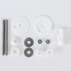 Fanmitrk Toilet Seat Hinge Parts, Toilet Lid Attachment, Replacement Fittings