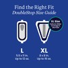 NorthShore DoubleStop Male Guards, Large, Trial Pack/4