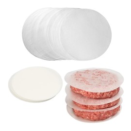 Yamibobo 500PCS Hamburger Patty Paper, Round (12cm/4.8 inch), 500 Sheets x Burger Patty Paper