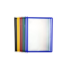 Tarifold QuickLoad Display Pockets for Wall or Desktop Display Systems, Two-Sided Opening with Corner Closure, Assorted Frames,10/Pack (EZP16020)