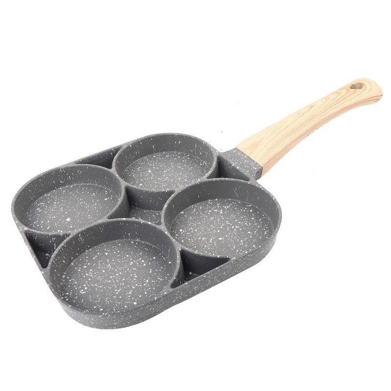 4Hole Frying Pot NonStick Egg Pancake Cooking Pan Cookware For