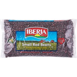 Iberia Small Red Beans, 4 lb, Long Shelf Life Small Red Beans with Easy Storage, Rich in Fiber & Potassium, Low Calorie, Low Fat Food