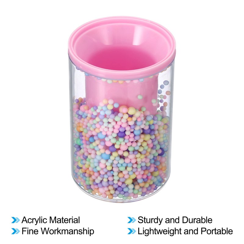 PATIKIL Pencil Holder, Acrylic Pen Makeup Brush Holder Cup Storage