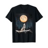 Wolf Wolves Moon Starry Night Graphic T-Shirt
