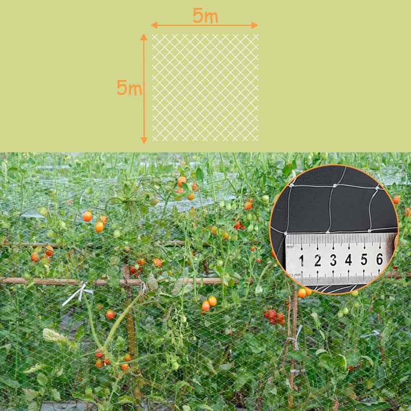 LINSOCLE Bird Protection Net 5 x 5 m, Stable Bird