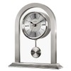 Acctim Colney 36937 Glass and Metal Table Clock in Silver