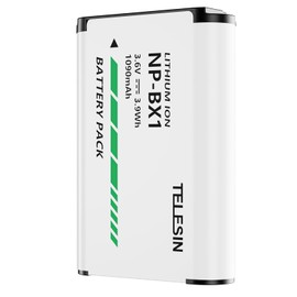 Adaptom° NP-BX1 Battery for Sony NP-BX1/M8, ZV-1, ZV-1 II, Cyber-Shot DSC-HX80, HX90V, HX95, HX99, HX350, RX1, RX1R II, RX100 (II/III/IV/V/VA/VI/VII) (NP-BX1 Battery ×1)