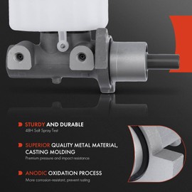 A-Premium Brake Master Cylinder with Reservoir and Cap Compatible with Acura and Honda Vehicles - MDX 2001-2002, Odyssey 1999-2004, V6 3.5L