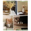 Steviieden Ceramic Vases Set 2, Modern Home Decor,Off White Round