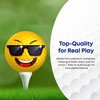 Oji Moji Premium Emoticon Golf Balls, Unique Professional Practice Golf